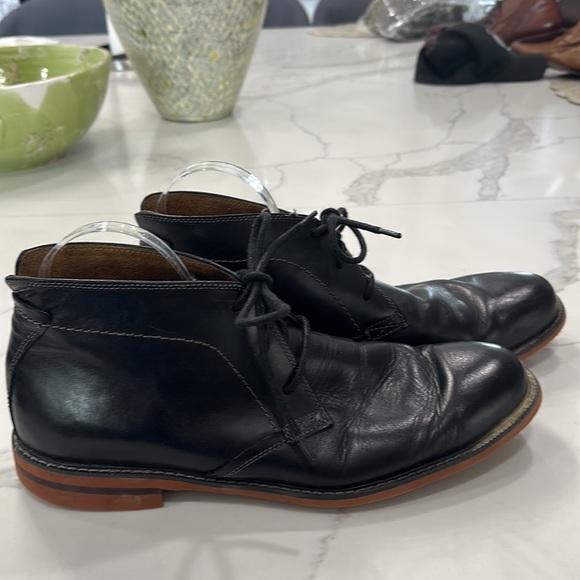 Black Lace up Booties for Men. Size Approximately 12.5 main image 5